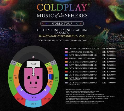 Konser Coldplay Terbaru